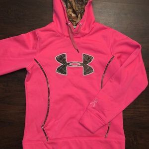 Breast cancer awareness under armour hoodie